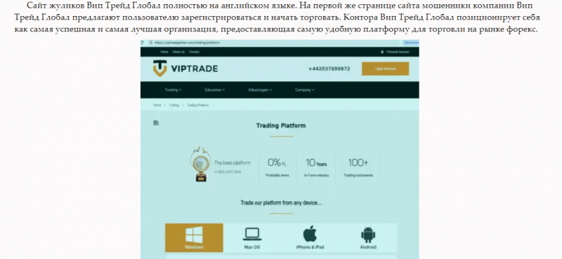 Обзор брокера VipTrade и отзывы клиентов: можно ли сотрудничать?