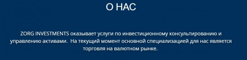 Честная компания или жулики: обзор Zorg Investments и отзывы реальных людей