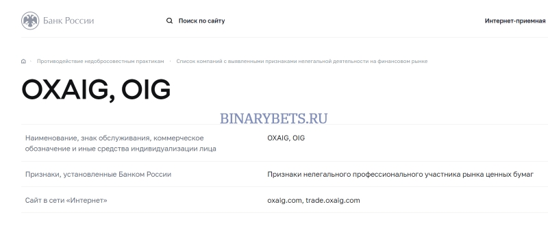 Oxaig &ndash; ЛОХОТРОН. Реальные отзывы. Проверка