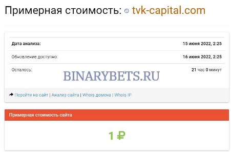 TVK Capital – ЛОХОТРОН. Реальные отзывы. Проверка