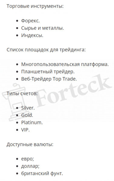 TopTrade &ndash; отзывы о брокере, мошенничество и слив денег ТопТрейд?