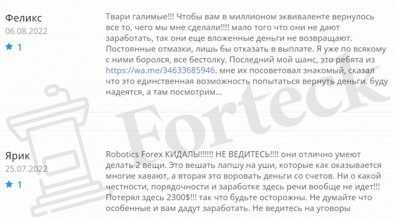 RoboticsForex &ndash; в семье украинских лохотронов очередное пополнение