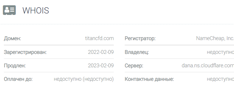 Titancfd &ndash; нелицензированный лохотрон
