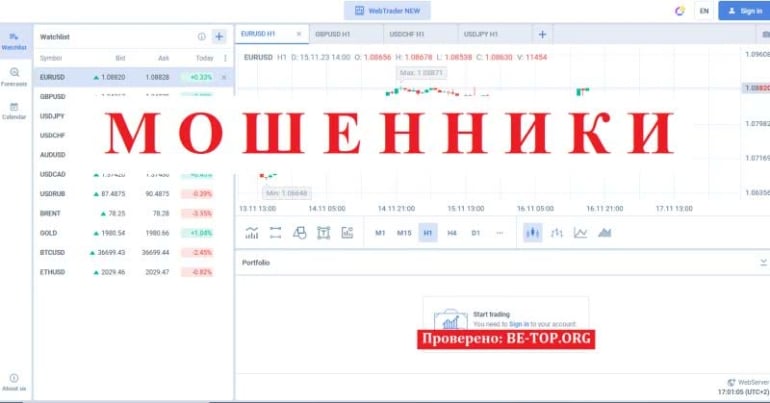 Лжеброкер Web Account &mdash; развод по крупному, отзывы пользователей