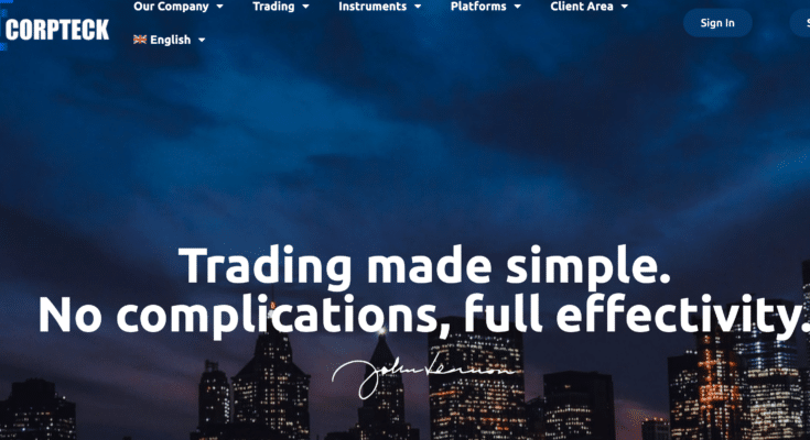 Corpteck &mdash; брокер помогает или обманывает своих клиентов?